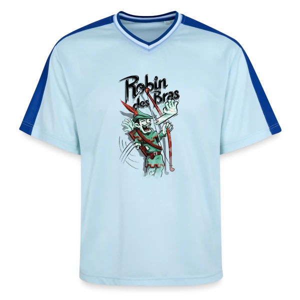 Robin des Bras : Archer Zombie Déjanté sur T-shirt de foot unisexe en mesh