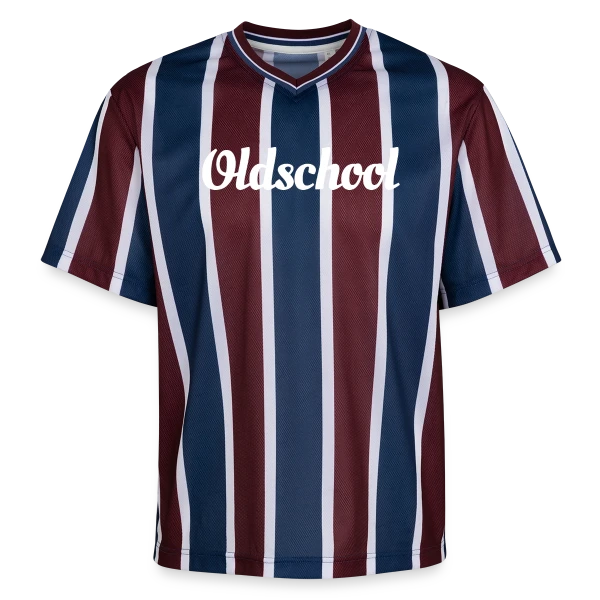 Typographie Rétro Oldschool sur T-shirt de foot unisexe en mesh