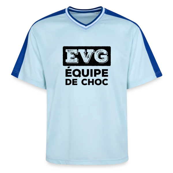 EVG L'Équipe de Choc : Ambiance Explosive ! sur T-shirt de foot unisexe en mesh