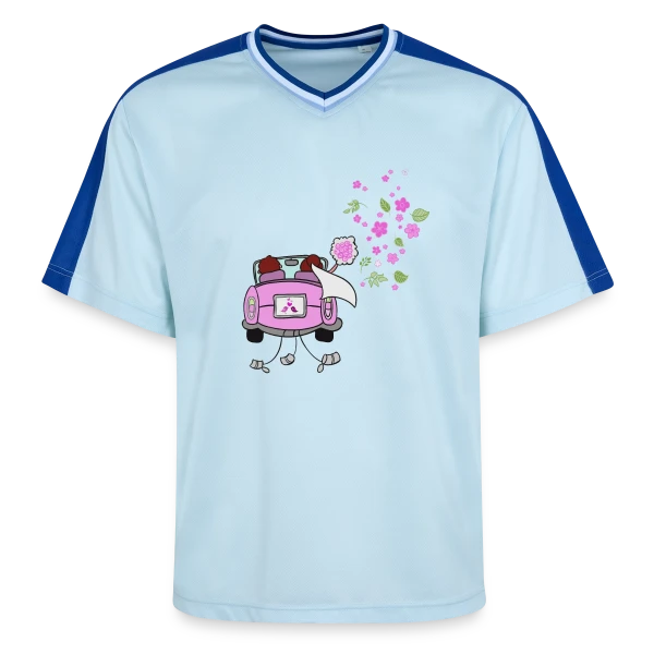 Célébration Mariage sur T-shirt de foot unisexe en mesh