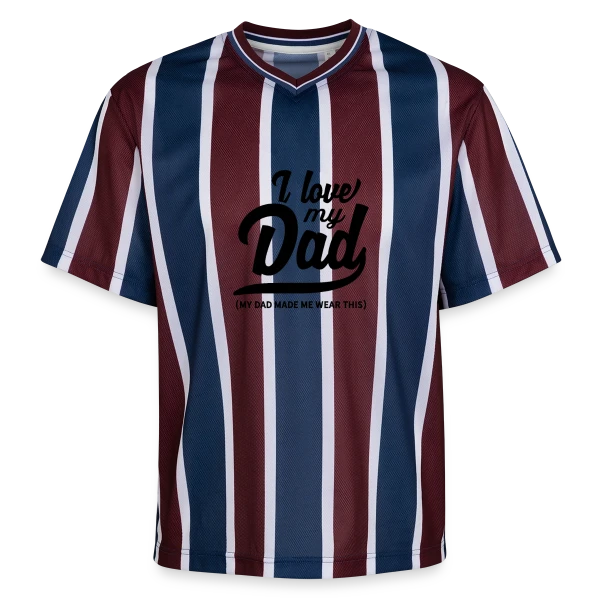 Fête des Pères Originale - Amour pour l'Homme de votre Vie sur T-shirt de foot unisexe en mesh
