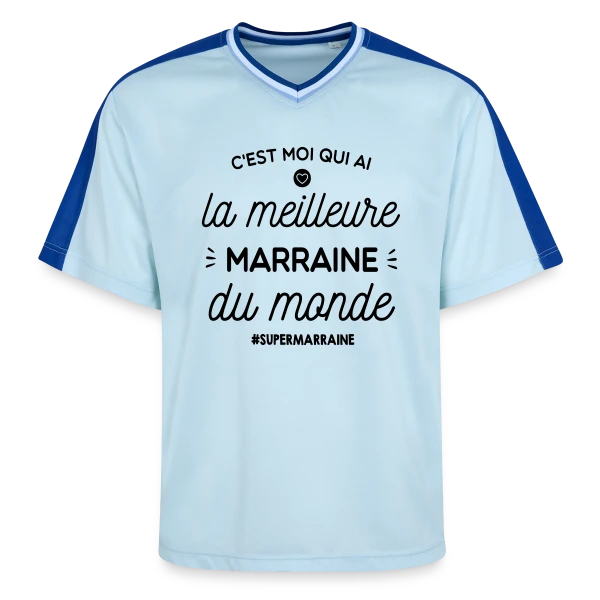 Ma Super Marraine sur T-shirt de foot unisexe en mesh