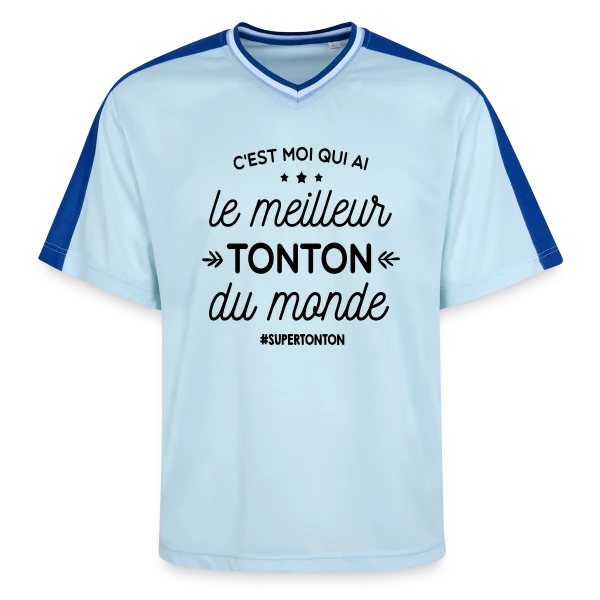 Le Meilleur Tonton du Monde sur T-shirt de foot unisexe en mesh