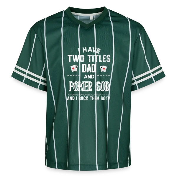 King of Poker sur T-shirt de foot unisexe en mesh