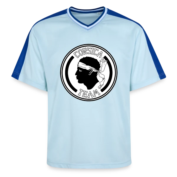 Team Corsica Maure sur T-shirt de foot unisexe en mesh
