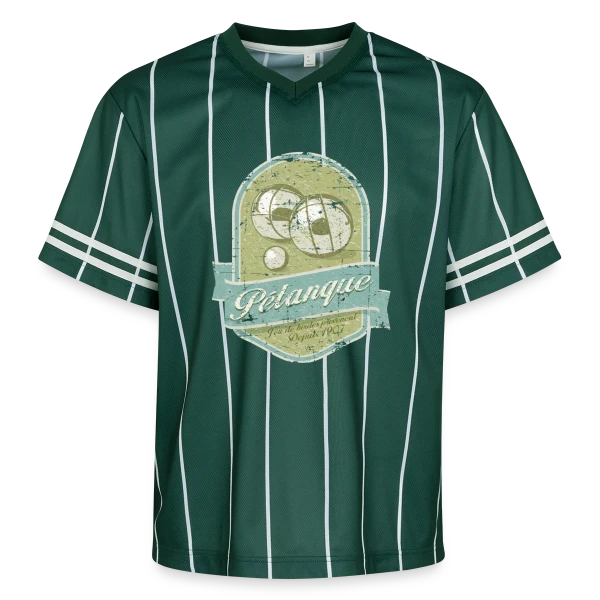 Pétanque Rétro Chic sur T-shirt de foot unisexe en mesh