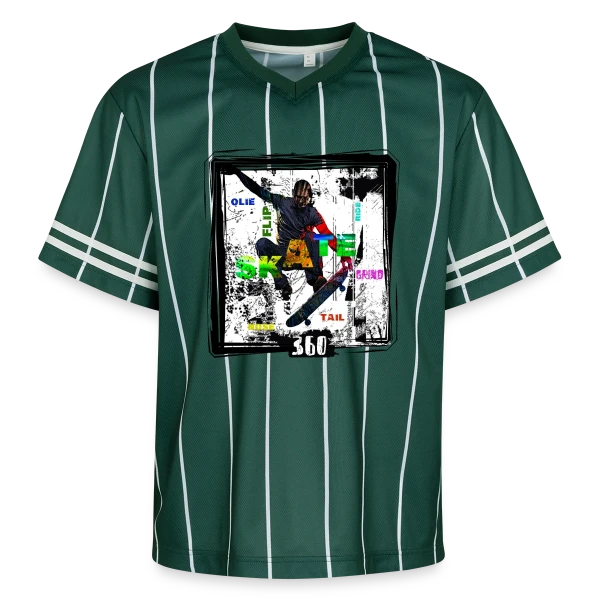 Skateur en Action L.I.P sur T-shirt de foot unisexe en mesh
