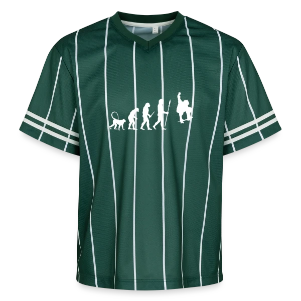 Évolution du Skater sur T-shirt de foot unisexe en mesh