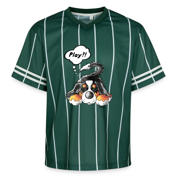 Chien de Montagne Bernois Joueur sur T-shirt de foot unisexe en mesh