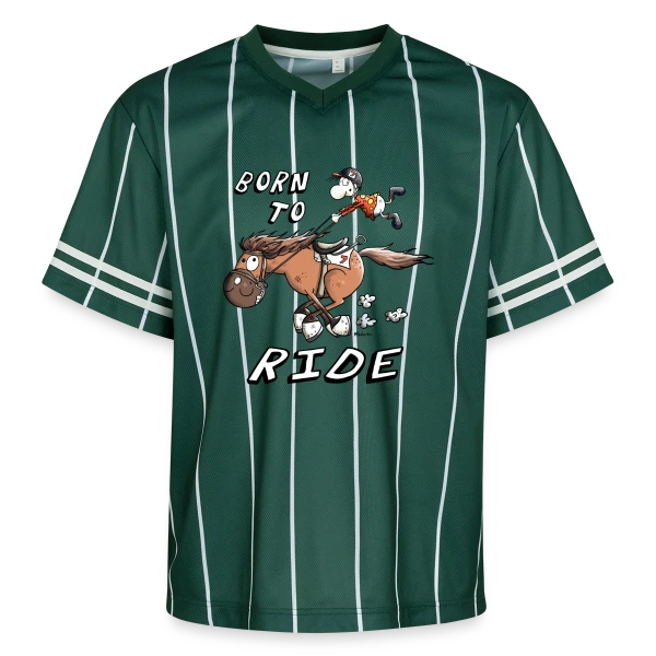 Né Pour Rouler sur T-shirt de foot unisexe en mesh