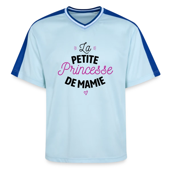Ma Princesse de Mamie Adorée sur T-shirt de foot unisexe en mesh