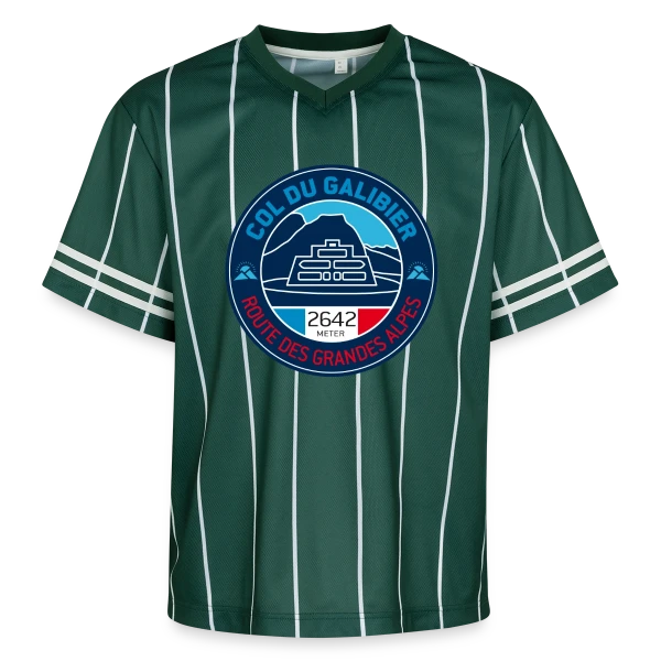 Col du Galibier - Le Sommet Mythique sur T-shirt de foot unisexe en mesh