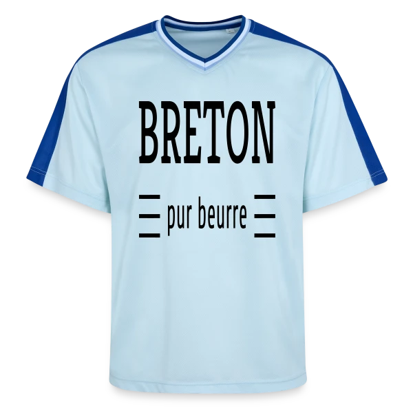 Breton Pur Beurre sur T-shirt de foot unisexe en mesh