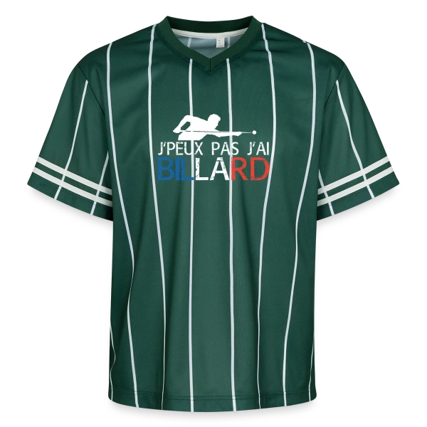 J'peux Pas, J'ai Billard ! T-shirt Humour Passion sur T-shirt de foot unisexe en mesh