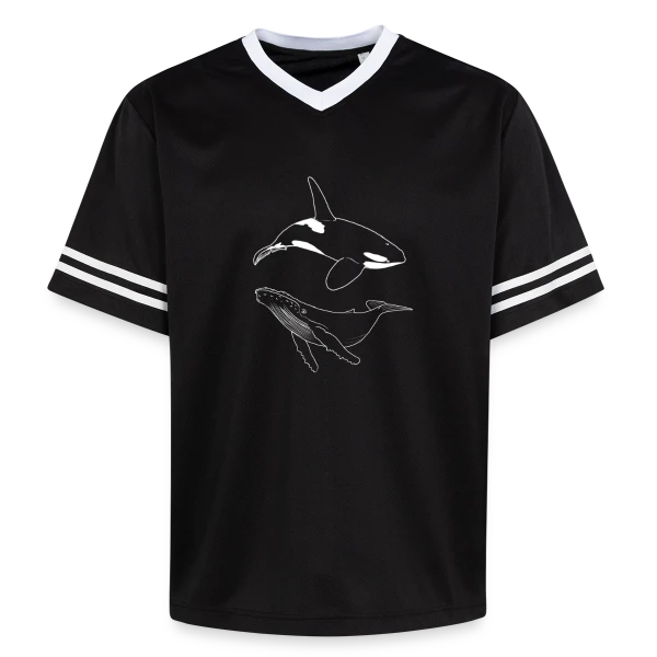 Vagues de l'Océan sur T-shirt de foot unisexe en mesh