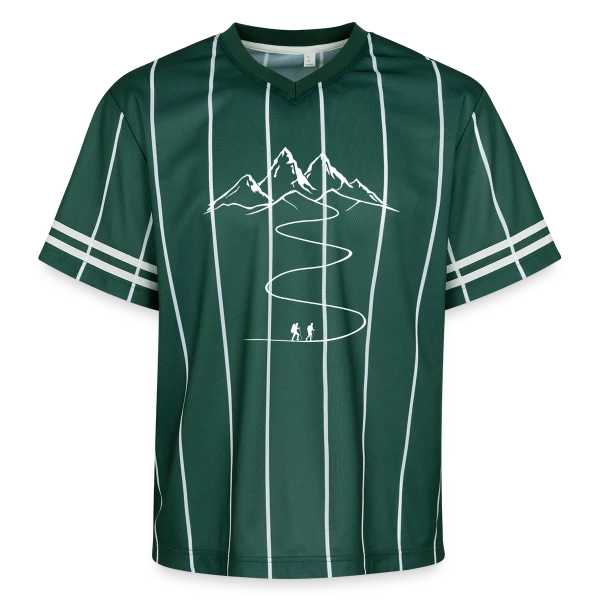 Randonnée Montagne: L'Aventure Ne Fait Que Commencer! sur T-shirt de foot unisexe en mesh