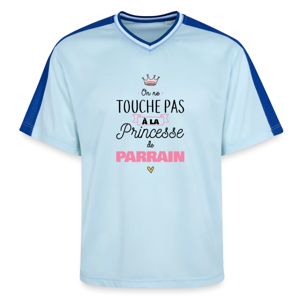 Ma Princesse de Parrain sur T-shirt de foot unisexe en mesh