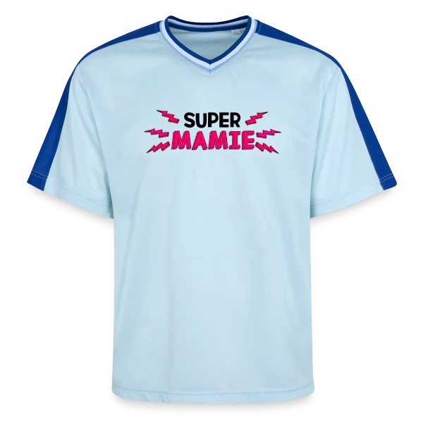 Super Mamie - Le Cadeau Idéal sur T-shirt de foot unisexe en mesh
