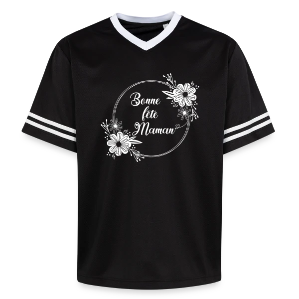 Bonne Fête Maman - Cadeau Tendresse sur T-shirt de foot unisexe en mesh