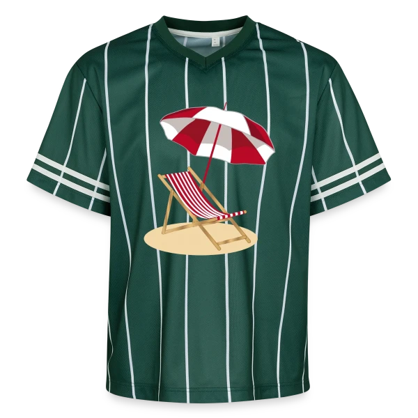 Évasion Plage & Soleil sur T-shirt de foot unisexe en mesh