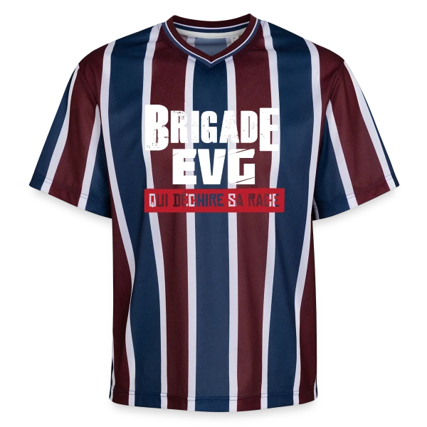 Brigade EVG Qui Déchire sur T-shirt de foot unisexe en mesh