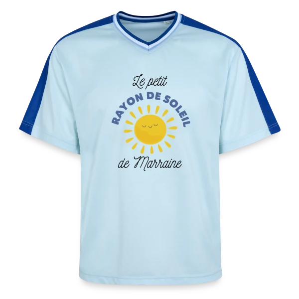 Marraine : Mon Rayon de Soleil sur T-shirt de foot unisexe en mesh