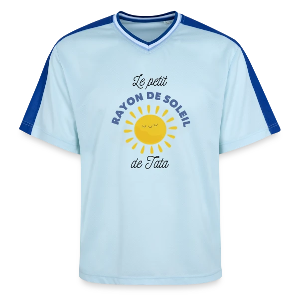 Le Rayon de Soleil de Tata sur T-shirt de foot unisexe en mesh