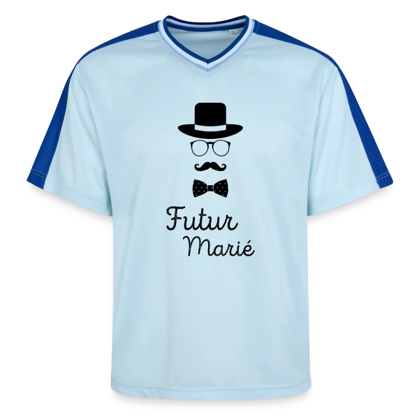 Futur Marié Dandy Chic sur T-shirt de foot unisexe en mesh