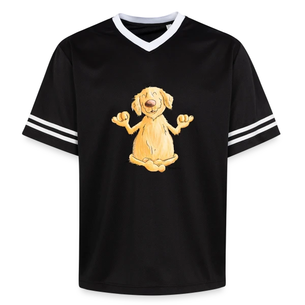 Golden Retriever Yogi Relax | T-shirt Chien Rigolo sur T-shirt de foot unisexe en mesh