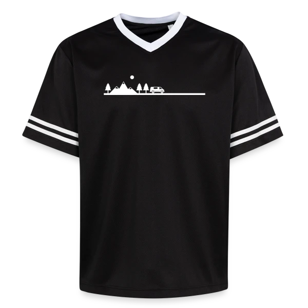 Aventure Van Life Paysage sur T-shirt de foot unisexe en mesh