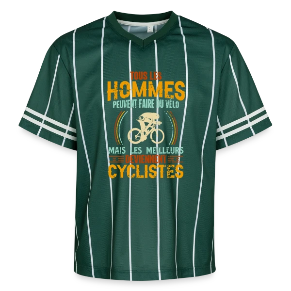 Humour Cycliste - Les Meilleurs Sont Cyclistes sur T-shirt de foot unisexe en mesh