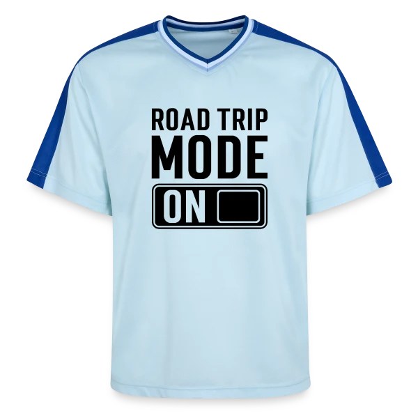 Mode Road Trip Activé sur T-shirt de foot unisexe en mesh