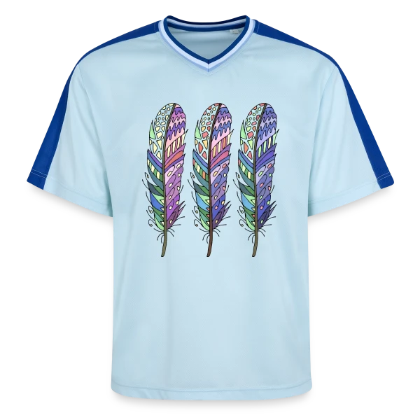 L'Envol des Plumes sur T-shirt de foot unisexe en mesh