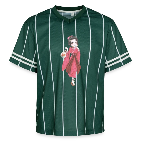L'Univers des Mangas Japonais sur T-shirt de foot unisexe en mesh