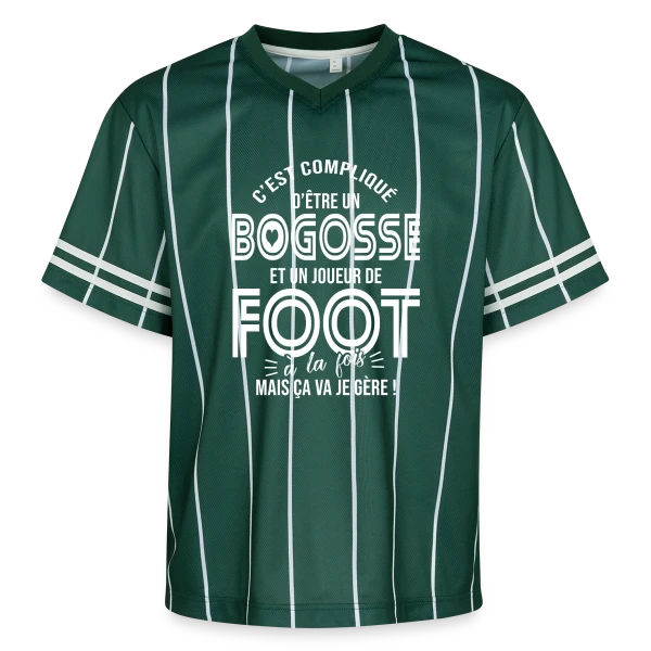 Cadeau Bogosse Footballeur Passionné sur T-shirt de foot unisexe en mesh