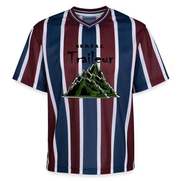 Serial Traileur sur T-shirt de foot unisexe en mesh