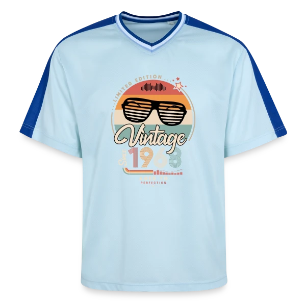 Vintage Depuis 1968 : L'Esprit Révolutionnaire sur T-shirt de foot unisexe en mesh