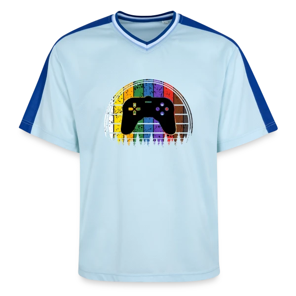 Passion Console : T-shirt Rétrogaming Drôle et Original sur T-shirt de foot unisexe en mesh