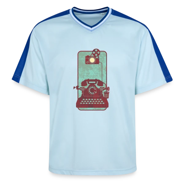 L'Évolution du Smartphone sur T-shirt de foot unisexe en mesh