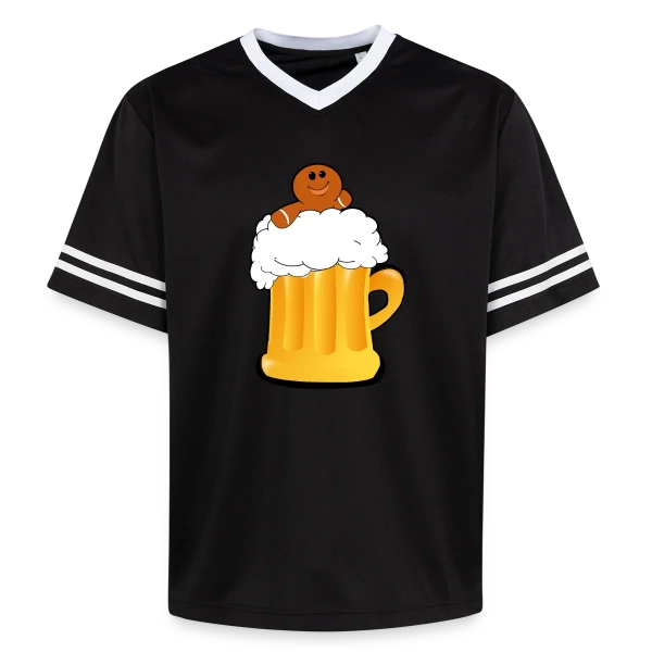 Piscine Bière Alsacienne sur T-shirt de foot unisexe en mesh
