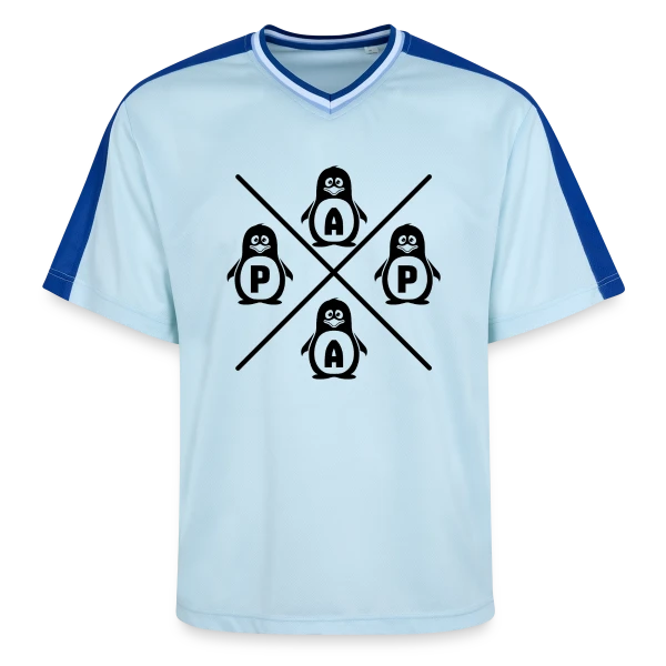 Papa Pingouin Adorable sur T-shirt de foot unisexe en mesh