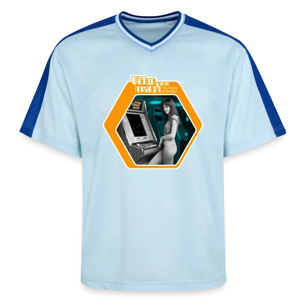 VideoMatch 2070: Arcade Rétro Futur 70s sur T-shirt de foot unisexe en mesh