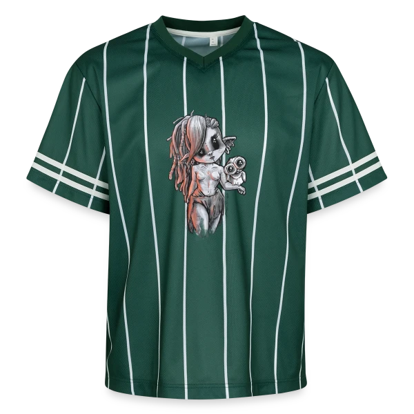 L'Esprit Sauvage Nordique sur T-shirt de foot unisexe en mesh