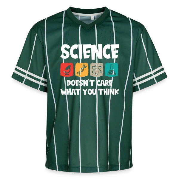 Science Contre Dogme | Humour Scientifique sur T-shirt de foot unisexe en mesh