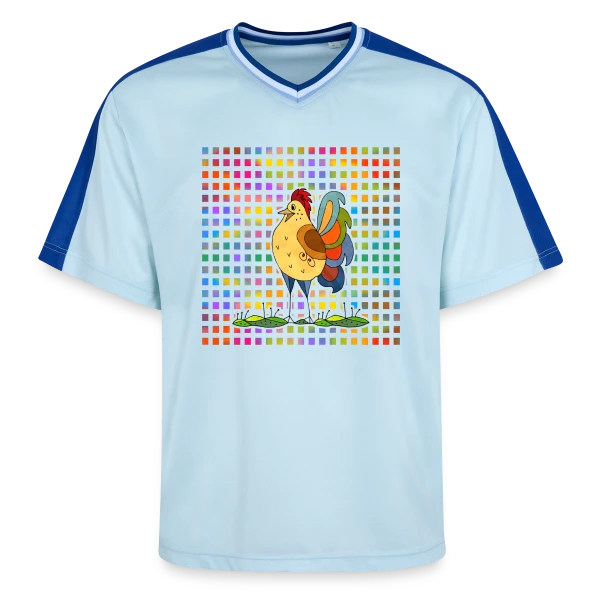 Coq Fier sur T-shirt de foot unisexe en mesh