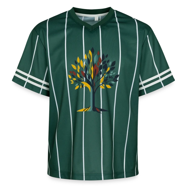 Arbre Style Mid-Century Modern sur T-shirt de foot unisexe en mesh