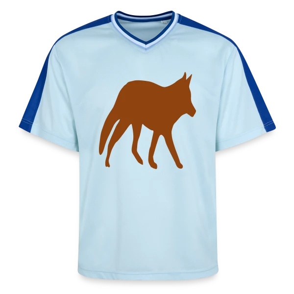 Silhouette Renard Sauvage sur T-shirt de foot unisexe en mesh