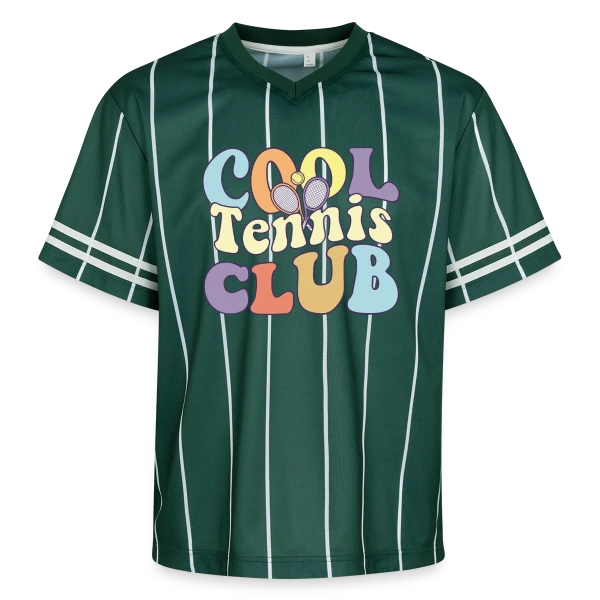 Cool Tennis Club : Coach & Équipe sur T-shirt de foot unisexe en mesh