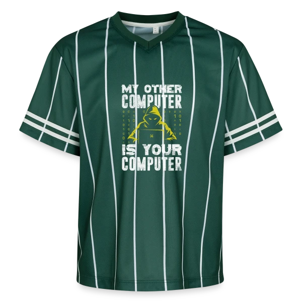 Hacker - Le Maître du Code sur T-shirt de foot unisexe en mesh