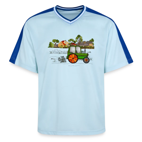 Passion Tracteur sur T-shirt de foot unisexe en mesh